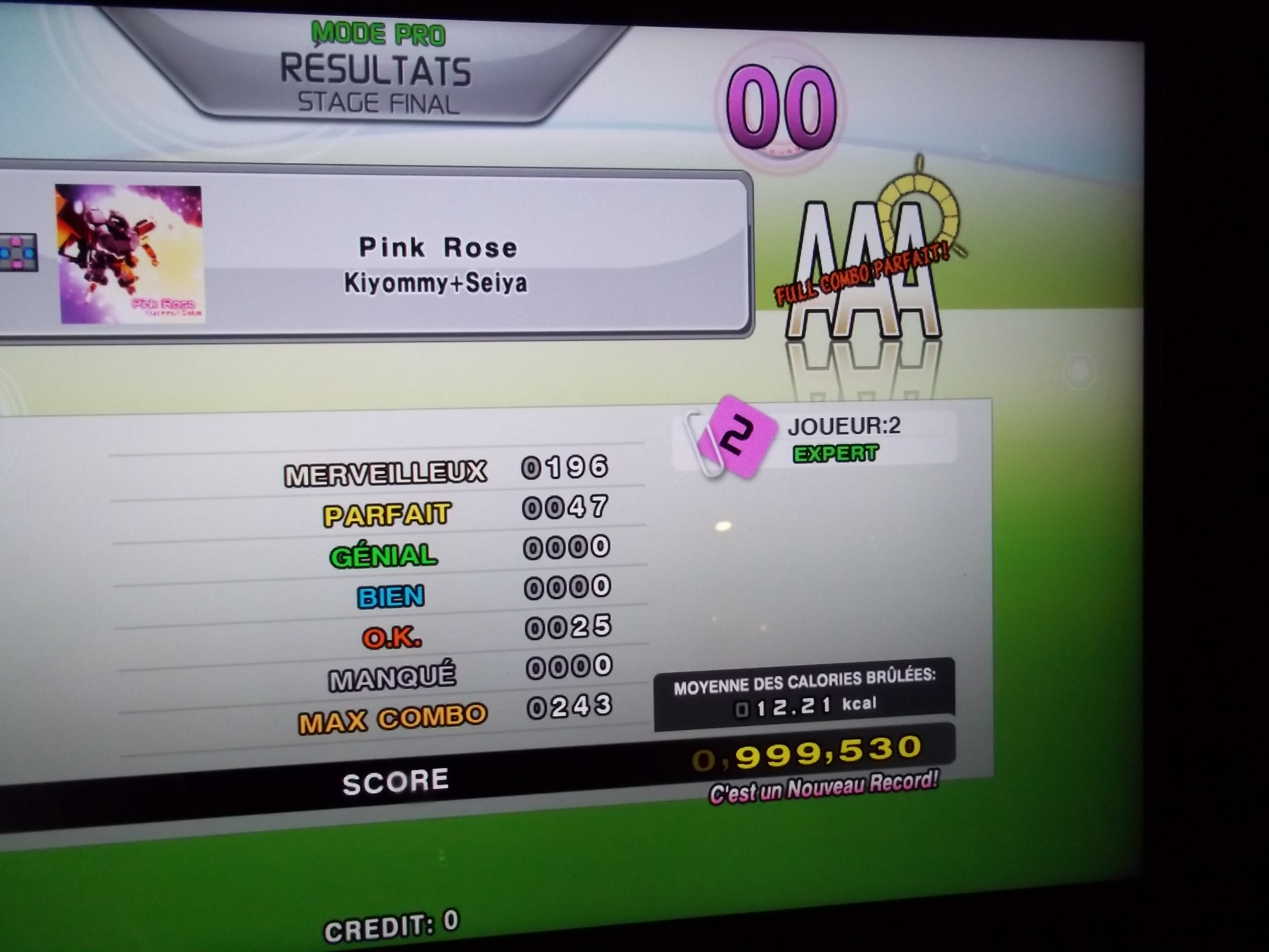 AAA #133 - Pink Rose - Expert - DDRX2